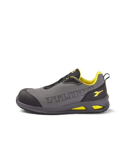 Utility Diadora Smart SOFTBOX Low S1PL FO SR ESD, Scarpe Antinfortunistiche Unisex-Adulto, Nero, 44 EU