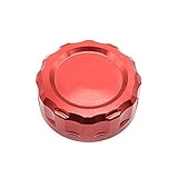 『Sicherheit』 Um die Möglichkeit eines Flüssigkeitsüberlaufs zu verringern, um zu verhindern, dass überschüssige Bremsflüssigkeit in die Tankabdeckung eindringt und in den Motorraum des Motorrads eindringt.