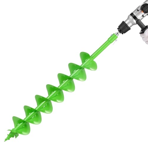 VEVOR Mèche Tarière pour Perceuse φ 20 mm, Foret Tarière de Plantation 120 x 790 mm, Outil Robuste pour Plantation de Bulbes, Accessoires de Perçage pour Clôtures...