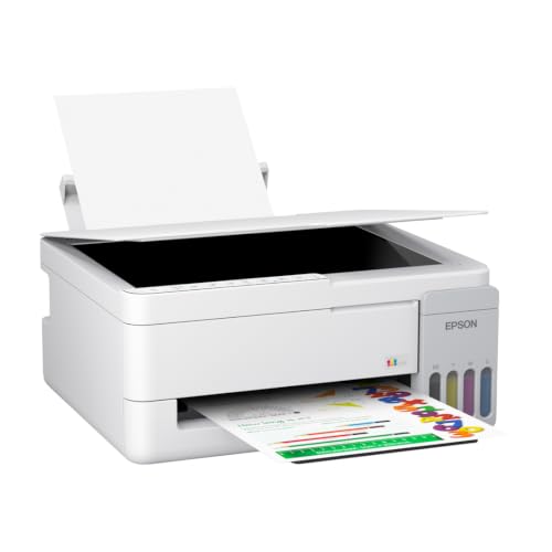 Image of Epson EcoTank L3356 (New Launch) WiFi InkTank A4 Colour Printer, Scanner, Copier for Home & Office, 5760x1440dpi Resolution, Low Printing Cost at just 9 Pais /Black Print & 33 Paise /Colour Print