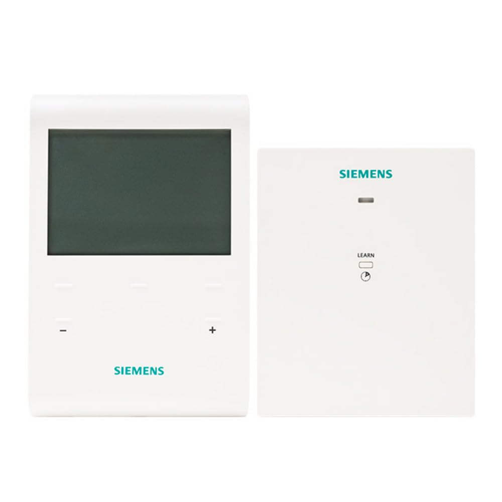SIEMENS - Zestaw programatora przewodu sterownika 4 rzędy 3 strefy + odbiornik RDE100.1FPRFS