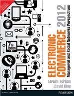 Electronic Commerce 2012 9332518106 Book Cover