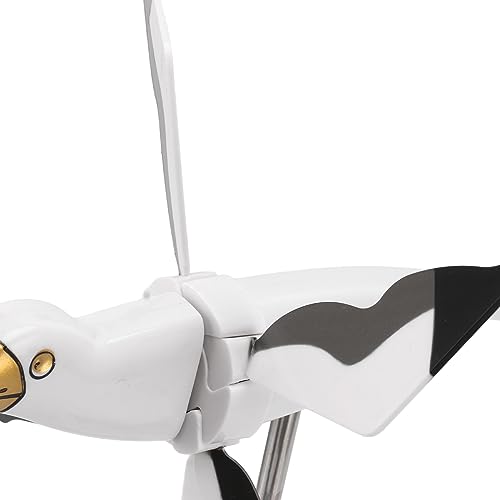 Dioche Wiatrak Ogrodowy Duży Latający Wiatrak Seagul Spinner Ogrodowy - Kolorowa Ozdoba Trawnika na Zewnątrz Whirligig do Dekoracji Podwórka - Łatwa w Montażu i Odporna na Warunki Atmosferyczne