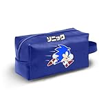 Karactermania Sonic The Hedgehog Action-Neceser de Viaje Brick Plus, Azul, 27 x 13 cm