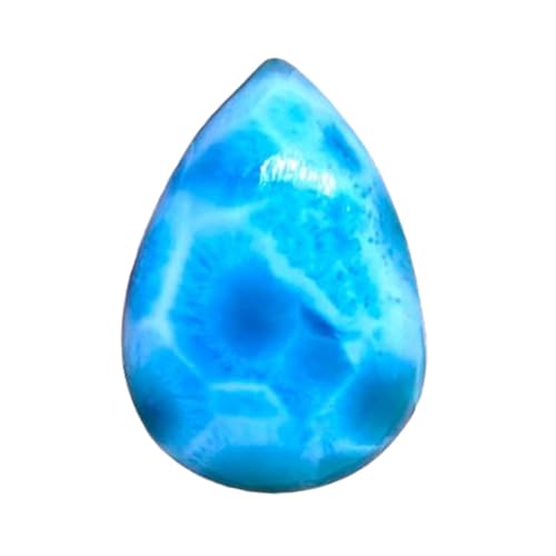 Larimar dos plat 25x18mm pour sertissage réussi de bague