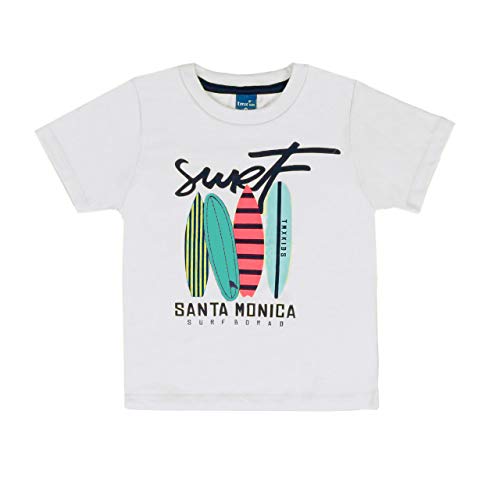 Roupas De Bebe Menino Conjunto Camiseta Surf e Bermuda Moletom Tamanho:2