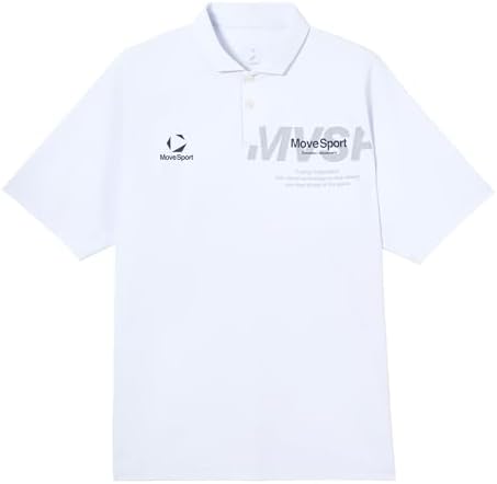 （20:30時点） MOVESPORT(ムーブスポーツ) ポロシャツ デサント S.F.TECH 吸汗速乾 UV CUT(UPF50+) ストレッチ 遮熱 クーリング(効果) Sunscreen NIR 暑熱対策 猛暑対策 動きやすい トレーニング ランニング ウォーキング ST6SHS01M_GY00_S