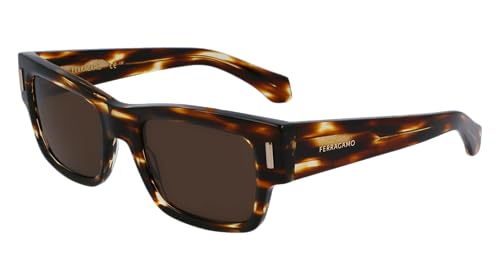 Lunettes de Soleil FERRAGAMO SF2011S Dark Tortoise pour Homme et Mixte