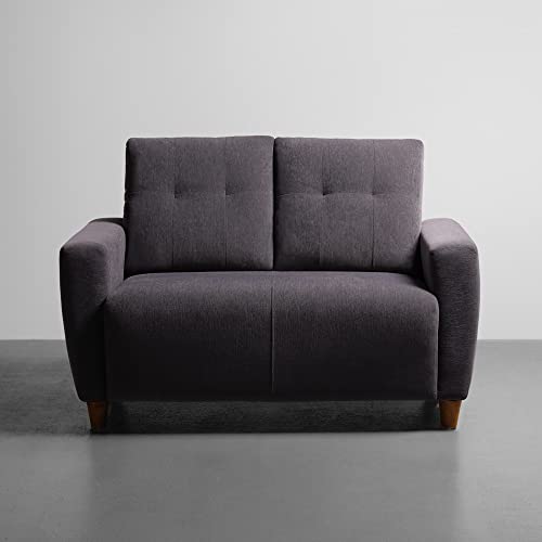 Image of Sleepyhead Yolo Designed by Duroflex - 2 Seater Sofa |Premium Fabric, Plush 3 Layer Cushioning |Modern Buttonless Tufted & Anti-Sag Comfort |Stylish & Durable |3 Years Warranty - Sesame Grey