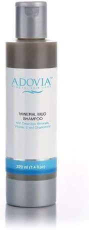 Adovia Dead Sea Mud Shampoo - with Dead Sea Mud, Olive Oil, Vitamin B5 & Shea Butter - for Men and Women