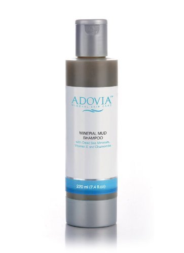 Adovia Dead Sea Mud Shampoo - with Dead Sea Mud, Olive Oil, Vitamin B5 & Shea Butter - for Men and Women