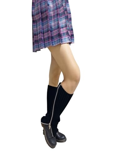 Women's Long Socks Leg Warmers Boot Socks Winter Ankle Heap Sock Goth Leg Warmers4