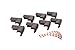 Viskey Pack of 8 Baby Furniture Corner Safety Bumper Corner Protector Guard Cushion,Brown