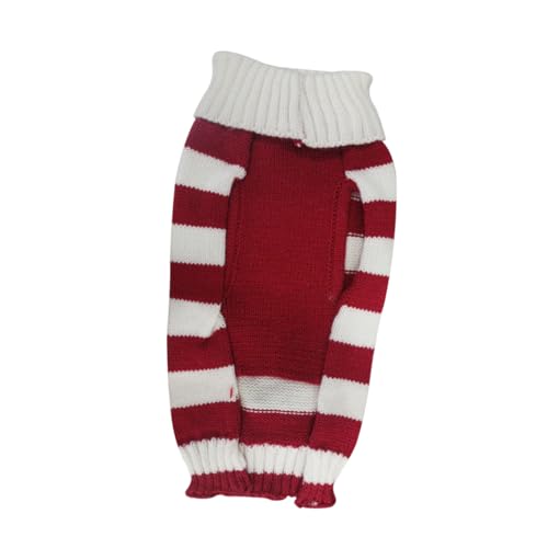 Pull de Noël pour chien sans manches facile à enfiler pour l'hiver