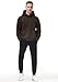 THE GYM PEOPLE Men's Fleece Pullover Hoodie Loose Fit Ultra Soft Hooded Sweatshirt With Pockets Brown