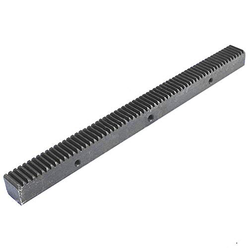 Image of 1Mod 15x15x200mm Gear Rack #45 Steel Black Oxide High Frequency Processed x 1Pc