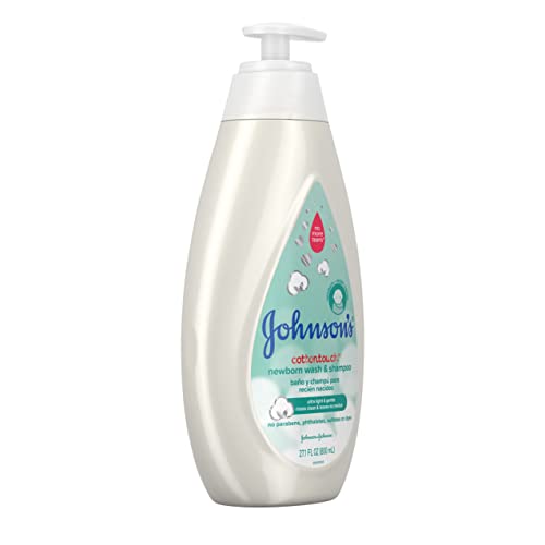 Johnson's Baby Cottontouch Newborn Baby Wash & Shampoo With No More Tears, 27.1 Fl Oz #TOP5