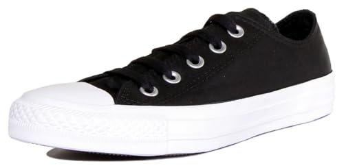 Image of Converse Chuck Taylor All Star Trainers Women Black - 6.5 - Low Top Trainers Shoes, Black /Black /White