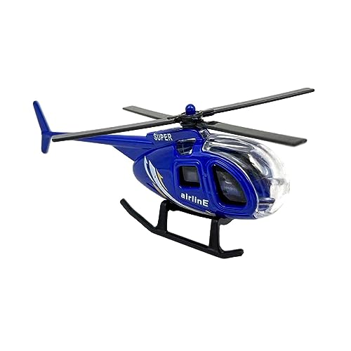 MagiDeal 1/64 Hubschrauber-Flugzeugmodell aus Druckgusslegierung, Mitbringsel für Kinder und Erwachsene, Desktop-Display, Geburtstagsgeschenk, Ornament, Blau MagiDeal 1/64 Hubschrauber-Flugzeugmodell aus Druckgusslegierung, Mitbringsel für Kinder und Erwachsene, Desktop-Display, Geburtstagsgeschenk, Ornament, Blau
