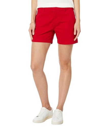 Image of Tommy Hilfiger Women's Hollywood 5 Inch Short, Scarlet, 16