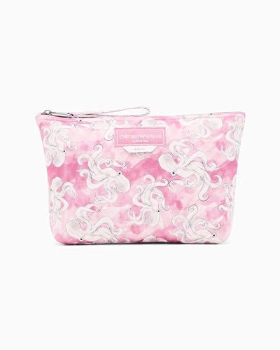 EMPORIO ARMANI Beachwear Bag Sac pour vêtements de Plage, Pieuvre avec imprimé d'orchidées, S Mixte