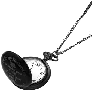 Yellow Chimes Pendant for Men & Boys Men Pendant Pocket Watch Pendant with Chain Unique Memorable Gift Dual Purpose Stainless Steel Clock for Men | Anniversary Gift for Husband Valentine Gift for Boys