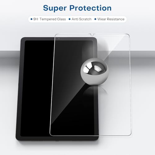 SPARIN 3 Pack Screen Protector for Samsung Galaxy Tab S6 Lite 2024/2022/2020 10.4 Inch, Tempered Glass, Compatible with S Pen