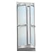 PLC Lighting 31738SL 1-Light Rox Collection Outdoor Fixture, Silver Finish