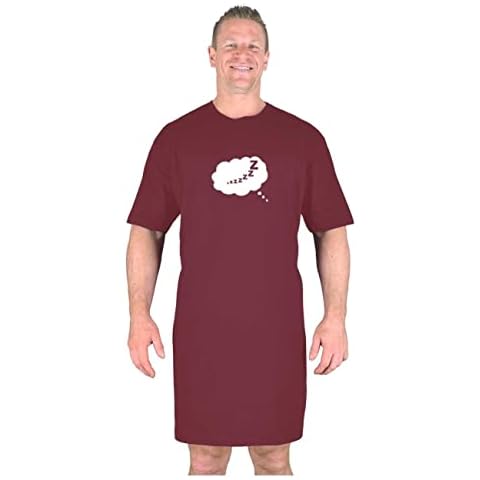 Big Mens Wine Dreams Nightshirt Cotton Unisex for Sizes M L XL 2XL 3XL 4XL 5XL 6XL 7XL 8XL, Size : 2XL Cover