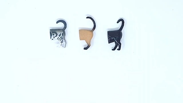 Imanes Decorativos de Refrigerador Divertidos Gatos Set 6 miniatura 7