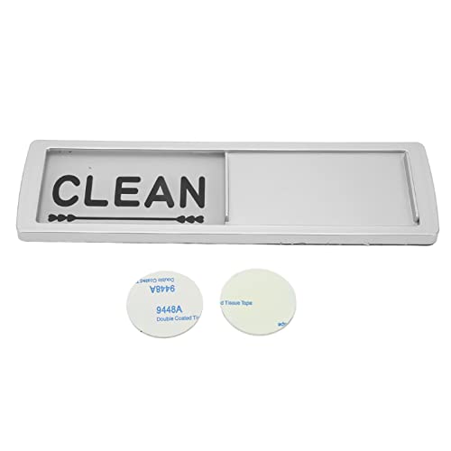 Practical and Fun Dirty Clean Dishwasher Magnet with Soft Silicone Back, Reminder Tool Gift for Kitchen, Washer, Laundry Room (B