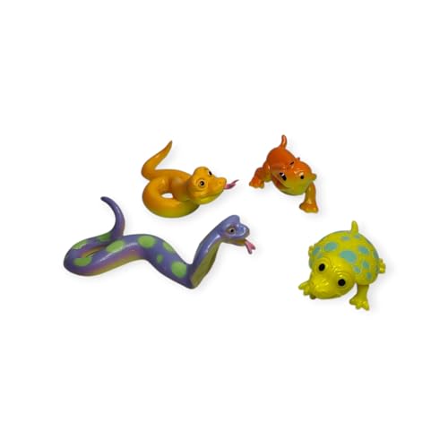 Image of Small Kids Sea & Wild Animal Toys Sets for Fun, Educational, Spark Imagination and Learning (Multi Choice Sets) (Crocodiles & Frogs) 12pcs
