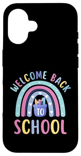 Retro Welcome Back to School Teacher Appreciation Boys Girls Coque pour iPhone 16