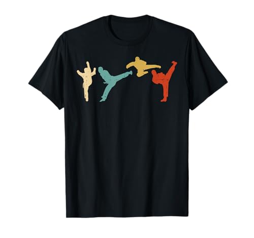 Taekwondo Kicks Retro Korean Martial Arts Men Women Gift T-Shirt