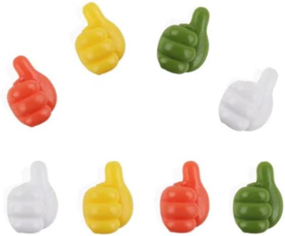 12 ganchos autoadhesivos para el pulgar, gancho de pared de silicona para pulgar, gancho de pared creativo para pulgar, multifuncional, sin clavos,