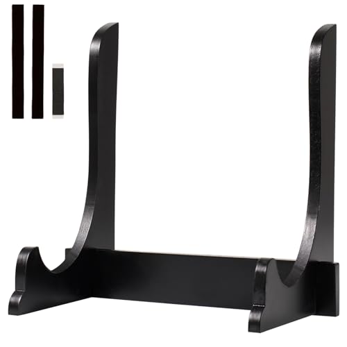 遺影スタンド 写真スタンド 木製 28cm 組み立て ブラック 額立て 皿立て 写真立て 遺影立て