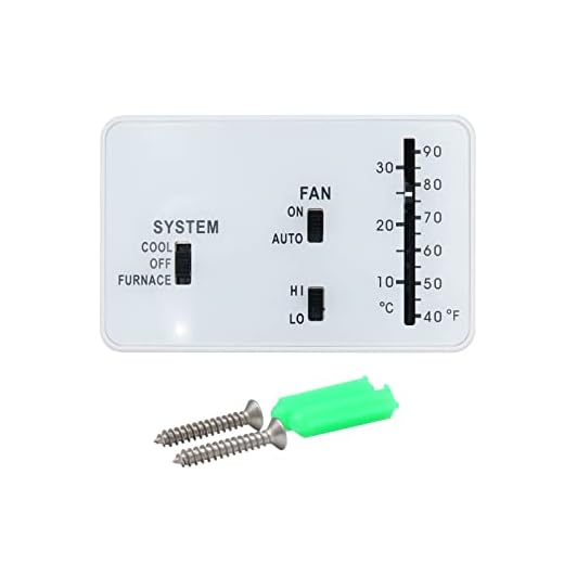 SHISHISHUN RV Thermostat RV Analog Thermostat (Cool Only/Furnace), Replace for Dometic 3106995.032, 12 VDC