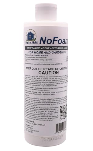Daisy J&M NoFoam Anti-Foam/De-Foamer 16oz | Prevent Foam While Spraying