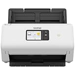 BROTHER ADS-4500W Scanner de Documents Bureautique| Recto - Verso | A4 | Rapide 35 Pages/Minute| Réseau Ethernet, Wi-FI, Wi-FI Direct | Scan to USB |ADF de 60 Feuilles