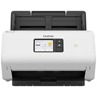 Brother ADS-4500W, Flexibler Dokumentenscanner mit USB, LAN und WLAN, Duplex Scan, Touchscreen, ADS4500WRE1, Weiß – Ansicht 1