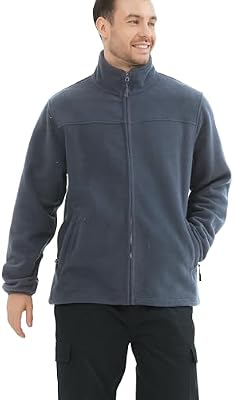 MISEMIYA - Polar Adulto Uniforme Laboral Industrial Taller MECÁNICO TÉCNICO Fontanero ALBAÑIL 1268 - M, Gris