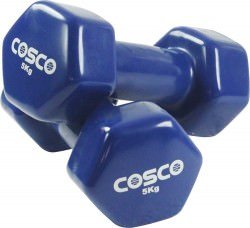 Cosco fine Hexagonal Vinyl Dumbbells pair of 3kg (B077FNX7XN) Amazon Price History, Amazon Price Tracker