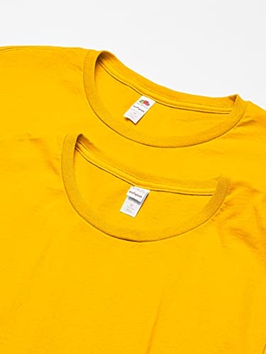 Ropa, Apparel playera amarilla Marca Fruit of the Loom (2)