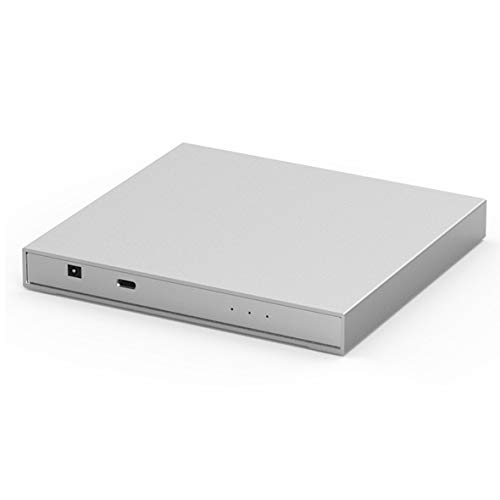 Mig Scatola di Dischi rigidi mobili LAN Shuo Scatola da 2,5 Pollici per Array di Dischi rigidi da 2,5 Pollici Scatola per Disco Rigido Multifunzionale in Metallo USB 3.0, Porta C USB3.1
