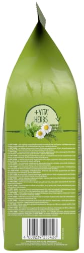Vitakraft Menu Vital, Zwergkaninchen Futter, mit Luzerne, mit Apfel, mit Kürbis, angereichert mit Kräutern, ohne Zusatz von Zucker (1x 3kg)