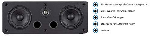McGrey BSS-265 / CS-440 BK 5.0 Surround Set d’enceintes - Les Beatles, Paul McCartney, John Lennon, RIngo Starr, George Harrison McGrey BSS-265 / CS-440 BK 5.0 Surround Set d'enceintes – Image 5