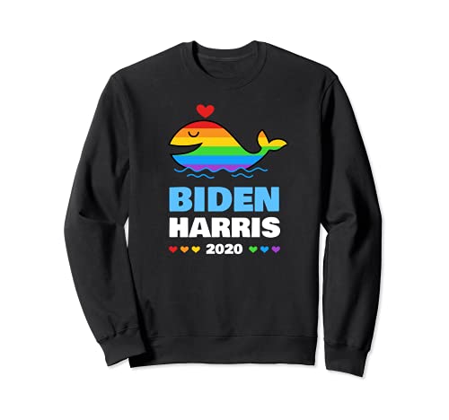 Blue Wave, Biden Harris 2020 Rainbow Gay Pride Elezione LGBT Felpa