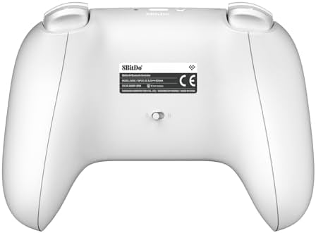8BitDo 64 Bluetooth Controller for Analogue 3D, Switch, Switch 2, Windows, and Android (White) - White Edition - 3