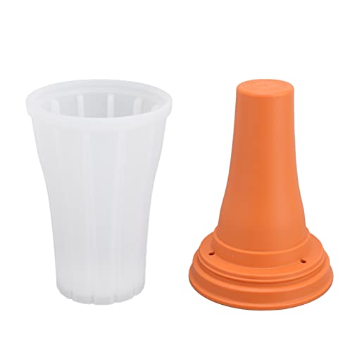 Quick Frozen Cup Slushie Maker Cup Quick Frozen 150 ml Große Kapazität Getränkeherstellung mit Abdeckung für Sommer Orange – Bild 6