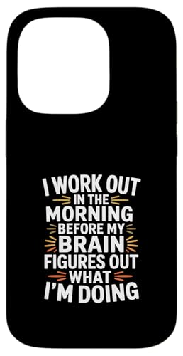 �ʔ������̃��[�N�A�E�g�uI Work Out Sarcasm Gag�v �X�}�z�P�[�X iPhone 14 Pro �p